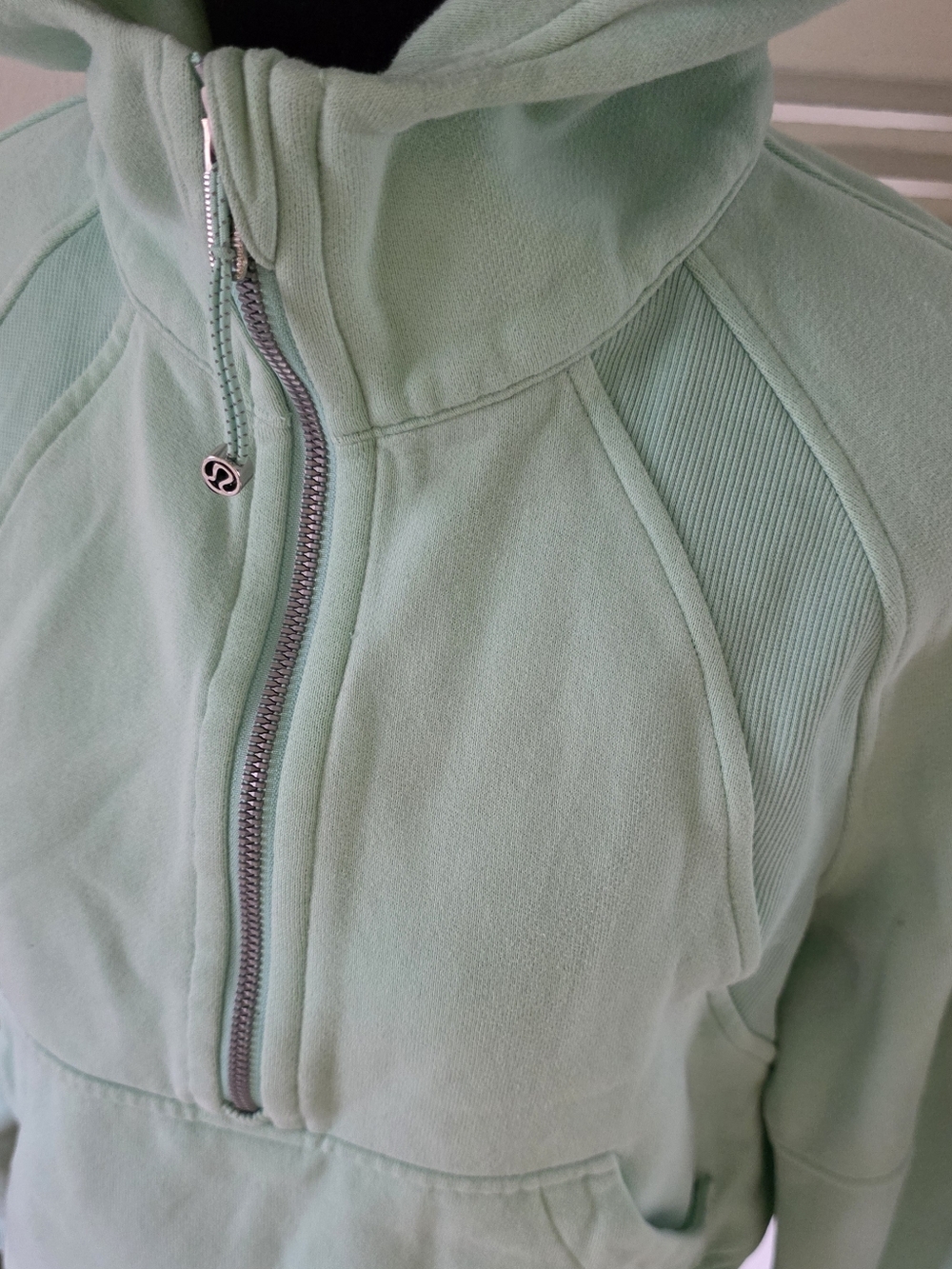 Lululemon Scuba Oversized Half-Zip Hoodie Delicate Mint - Picture 6 of 12